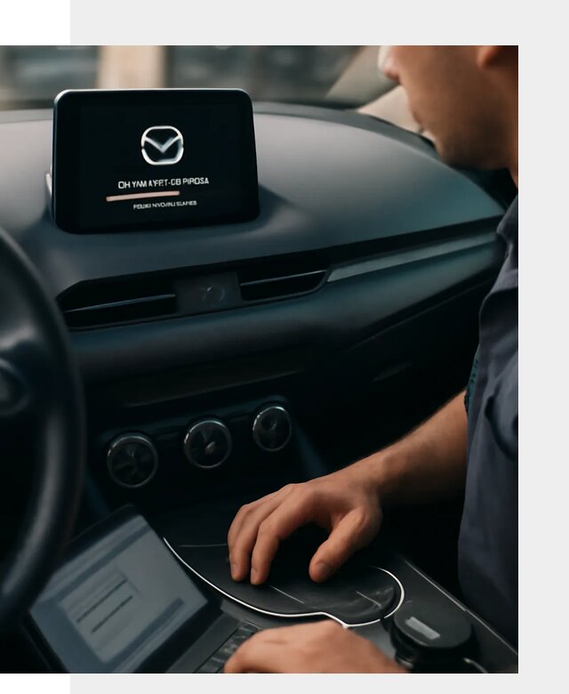Установка приложений Mazda на мультимедийную систему в Бердске